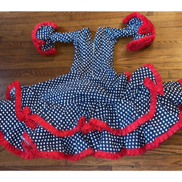 Vintage Confecciones Roal Sevilla Flamenco Spanish Ballroom Costume XXS(5 1/2 - Picture 6 of 9